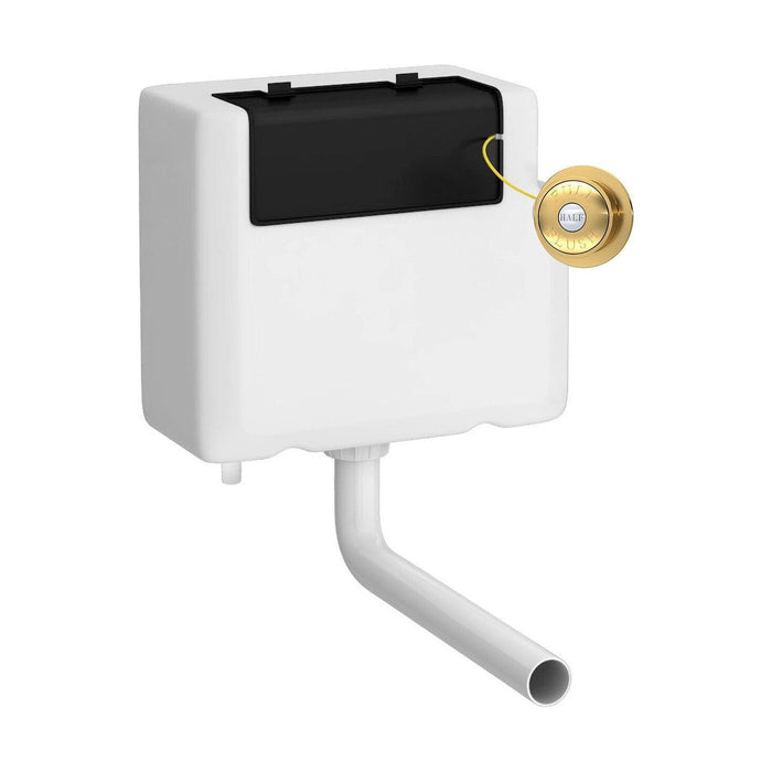 [BCC8T03B] Balterley Universal Water Saving Dual Flush Bottom Inlet with Traditional Push Button - Cutout