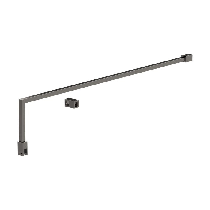 [BLFIX027] Balterley Wetroom Accessories Screen Support Arm - Brushed Pewter - Cutout