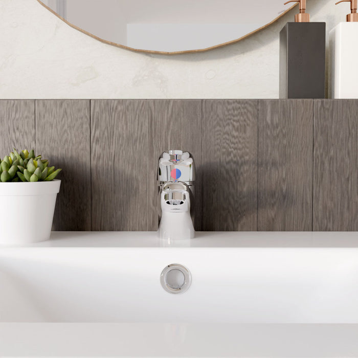 [BTOD345] Balterley Willow Single Lever Mono Basin Mixer Tap with Push Button Waste - Chrome - Lifestyle 1