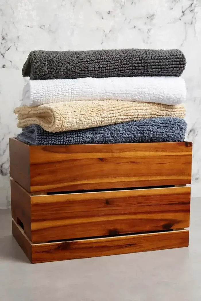 [all] Bamboo Bath Rug All Colours Lifestyle Image  - PandaLondon