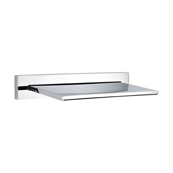 [BTCA300] Bathroom Wall Mount Waterfall Bath Filler Spout - Chrome - Cutout