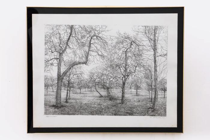 Beautiful Etching by Jos Hameleers, 1948 – Honthem