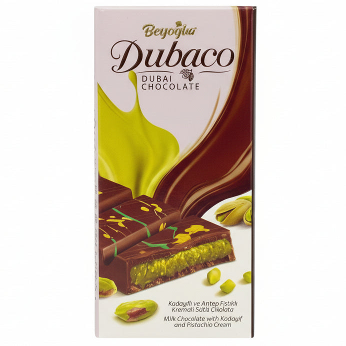 Beyoglu | Dubaco Crispy Kadayif Dubai Milk Chocolate - 200g - TryAladdin