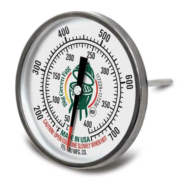 Big Green Egg Temperature Gauge, 2 Inch Dial Big Green Egg Indigo Pool Patio BBQ