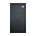 [BETAQS1080BLK] Black Rectangular Slate Effect Shower Tray - Choice of Size - Cutout