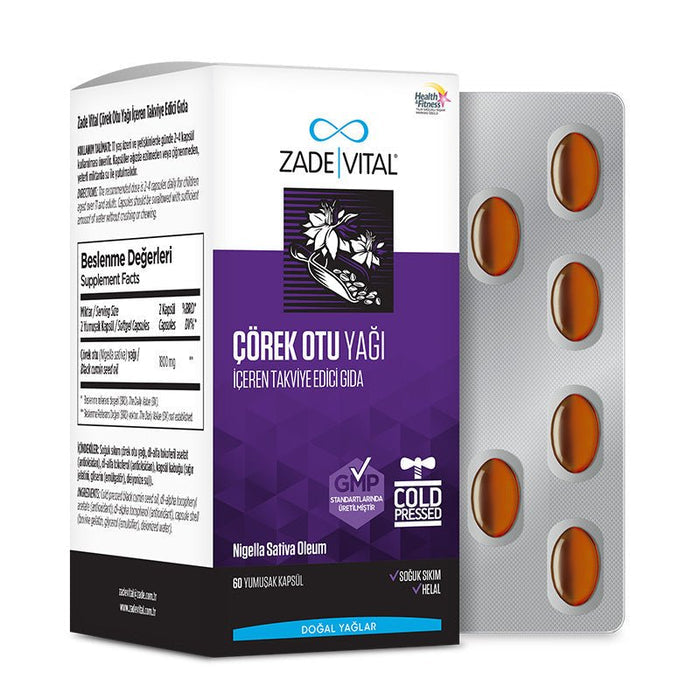 Black Seed Oil - Cold Pressed Purity & Wellness Capsules - TryAladdin