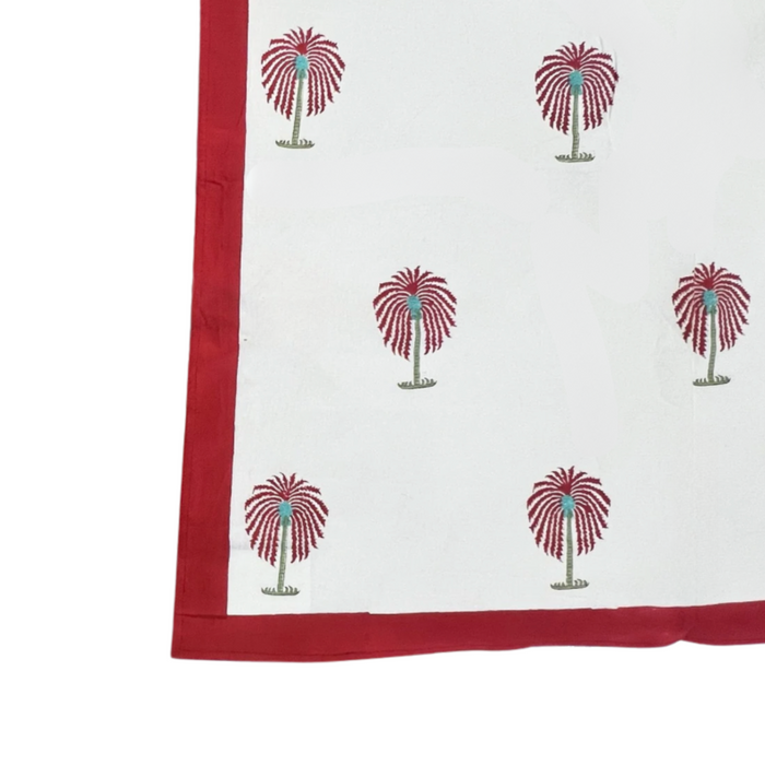 Block Print Rectangular Tablecloth, XL
