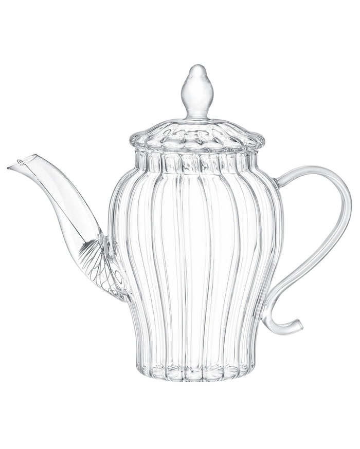 Borosilicate Glass Teapot - Integrated Steel Infuser