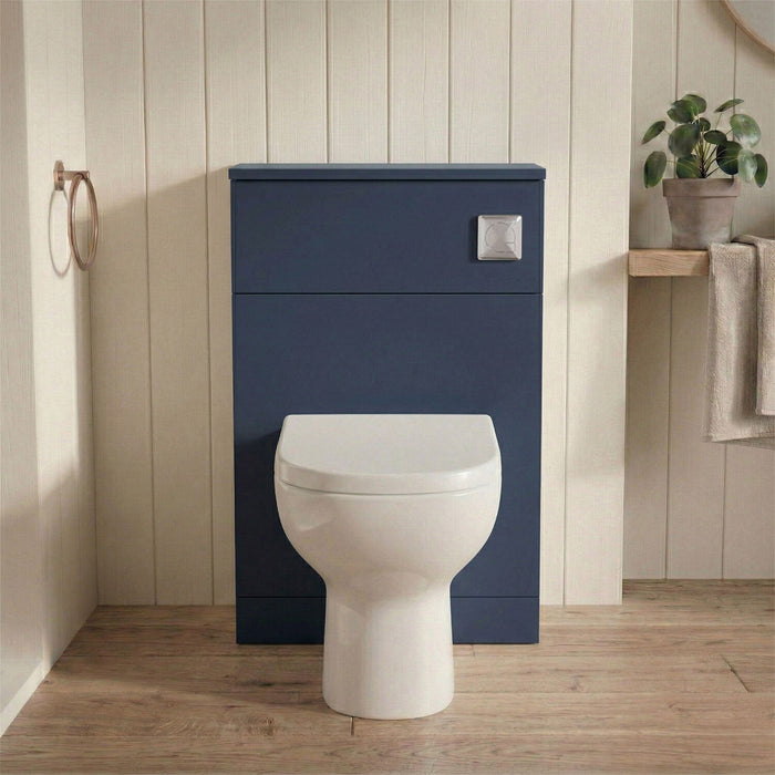 [BFLE2941] Bramshall 500mm Floor-Standing Contemporary Compact WC Toilet Unit - Silo