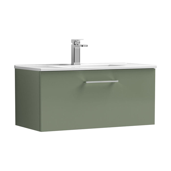 800mm / Minimalist Basin / Satin Green
