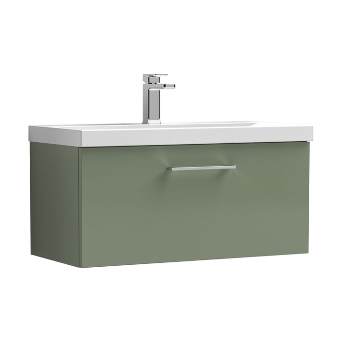 800mm / Thin-Edge Basin / Satin Green