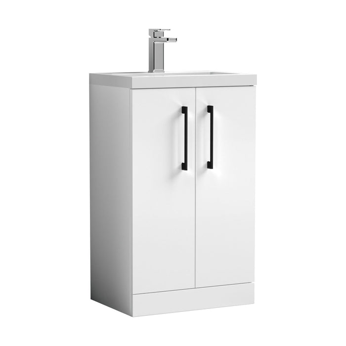 500mm / Gloss White / Black