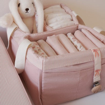 Cam Cam Copenhagen – Diaper Caddy – Classic Stripes Rose