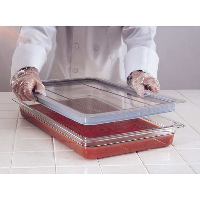 Cambro 10CWGL135 - Food Pan GripLid Seal Cover - Full-Size - Clear