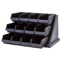 Cambro 12RS12 - 25"W Versa Organizer Rack - (12) Bins in (3) Rows - Choose Color