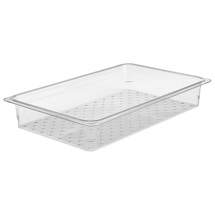 Cambro 13CLRCW135 - Camwear Colander Insert - Full-Size x 3"D - Clear