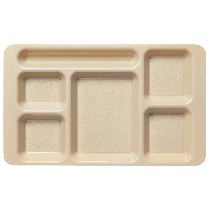 Cambro 1596CW - 9" x 15" School Lunch Tray - 6 Compartments - Choose Color