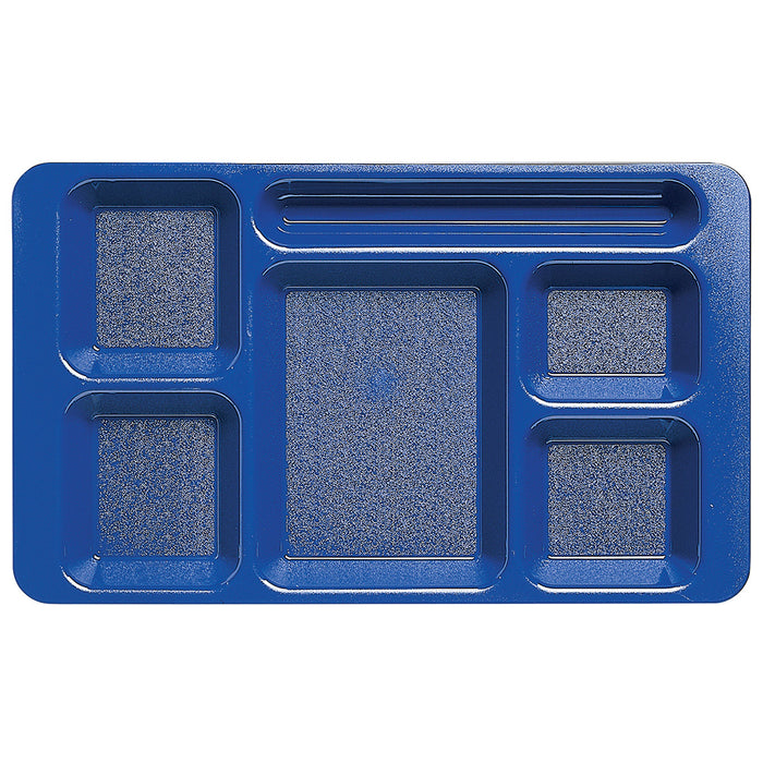 Cambro 1596CW - 9" x 15" School Lunch Tray - 6 Compartments - Choose Color