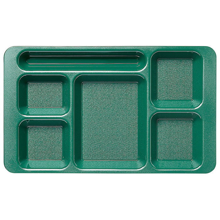 Cambro 1596CW - 9" x 15" School Lunch Tray - 6 Compartments - Choose Color