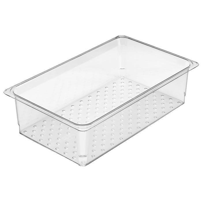 Cambro 15CLRCW135 - Camwear Colander Insert - Full-Size x 5"D - Clear