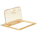 Cambro 20HPL150 - High Heat Cover with FlipLid - Half-Size - Amber