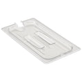 Cambro 30CWCHN135 - Notched Food Pan Cover with Handle - Third-Size - Clear