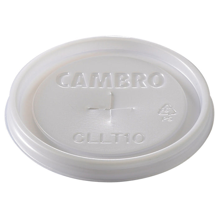 Cambro CLLT10190 - Disposable CamLid - Fits 10 Oz Laguna Tumbler - Translucent