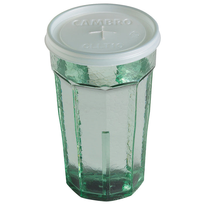 Cambro CLLT10190 - Disposable CamLid - Fits 10 Oz Laguna Tumbler - Translucent