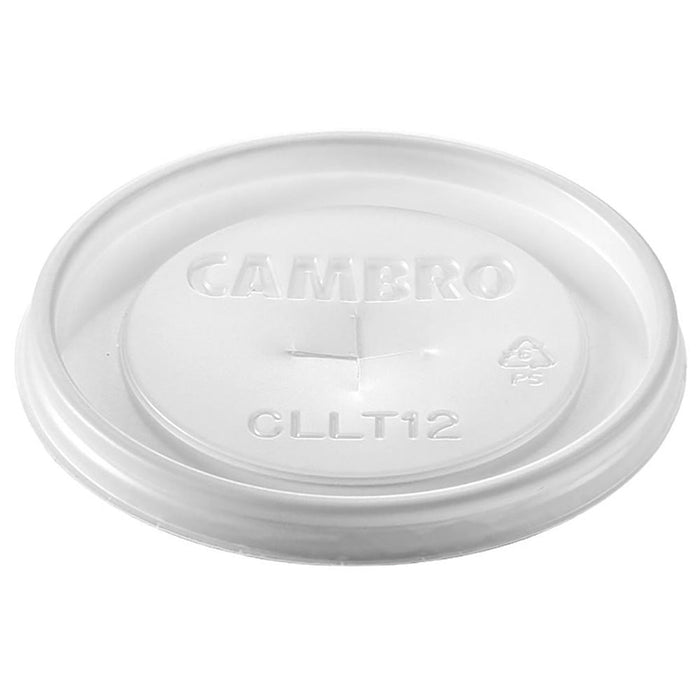 Cambro CLLT12190 - Disposable CamLid - Fits 12 Oz Laguna Tumbler - Translucent