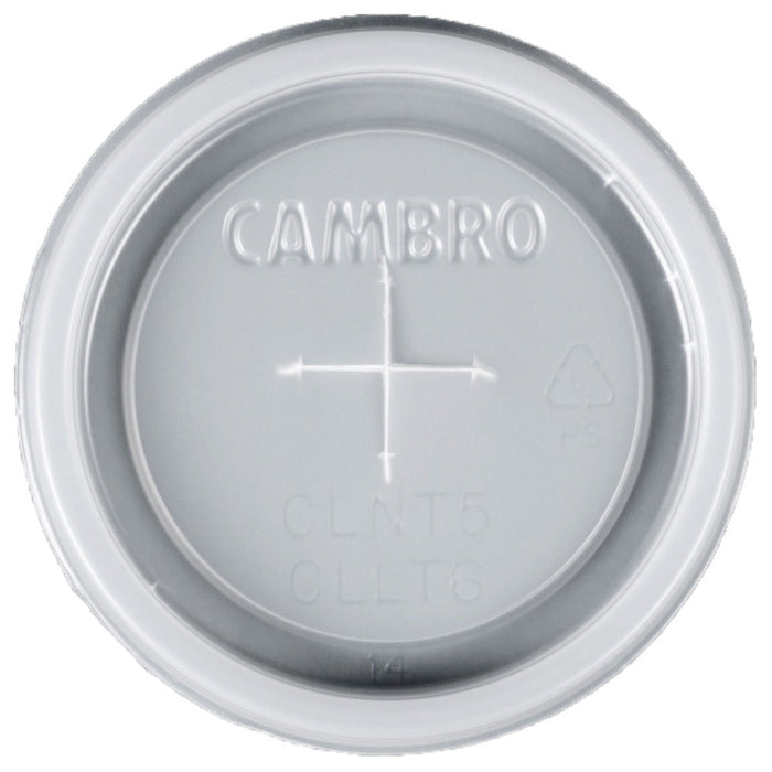 Cambro CLLT6190 - Disposable CamLid - Fits 6 Oz. Laguna Tumbler - Translucent