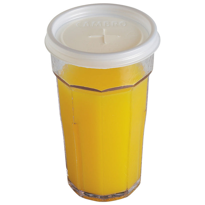 Cambro CLLT6190 - Disposable CamLid - Fits 6 Oz. Laguna Tumbler - Translucent