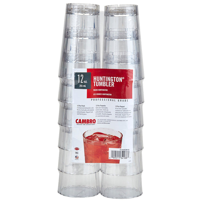 Cambro HT120CW - 12 Oz. Camwear Tall Tumbler - Huntington - Choose Color