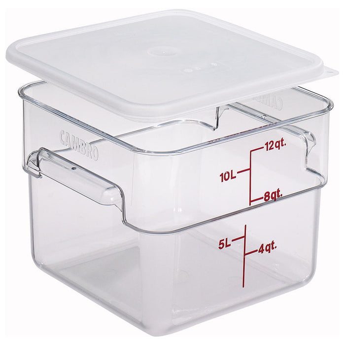 Cambro SFC12SCPP190 - Seal Cover - For 12/18/22 Qt. CamSquare Classic - Translucent