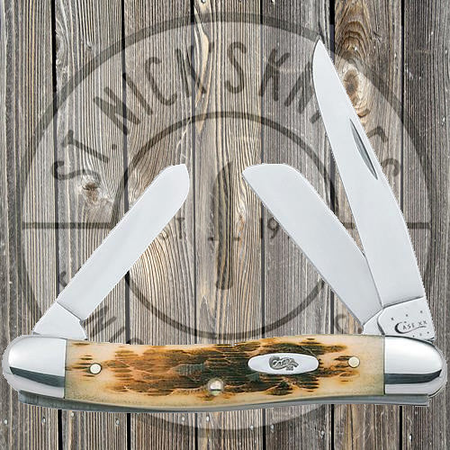 Case - Stockman Medium - Amber Bone - 00042