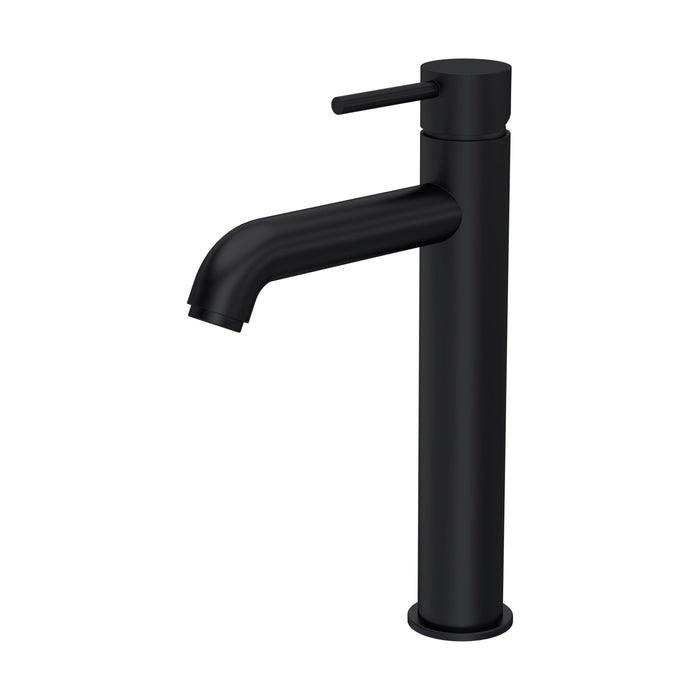 [BTB470] Cauldon Contemporary Round Minimalist Tall Mono Basin Mixer Tap, Choice of Colour - Cutout