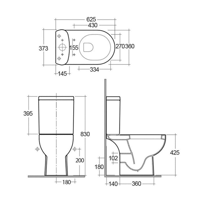 [BBTONPAN] Tonique CC Open Back WC Pan - Technical Drawing