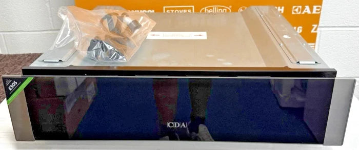 CDA VW152SS (98) 14cm Warming Drawer in Black & Stainless Steel - (Ex Display) - HW182298