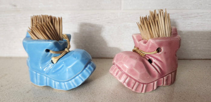 Ceramic Shoe Toothpick Holders