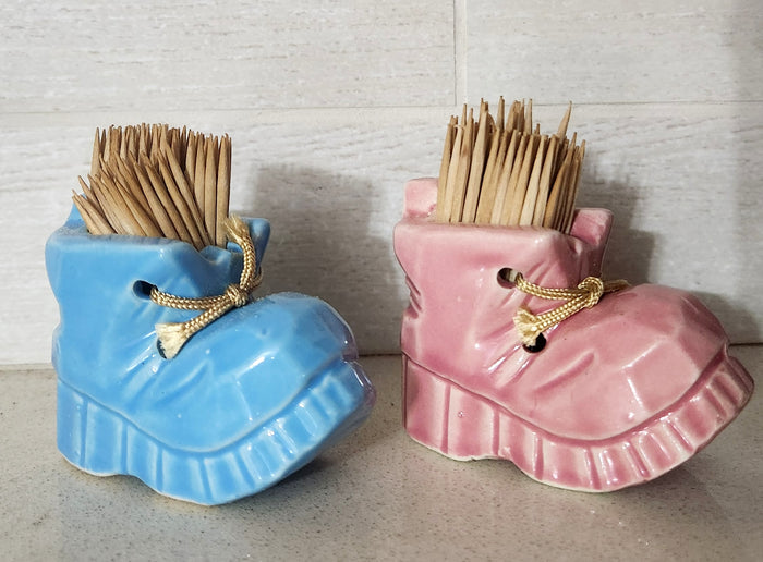 Ceramic Shoe Toothpick Holders