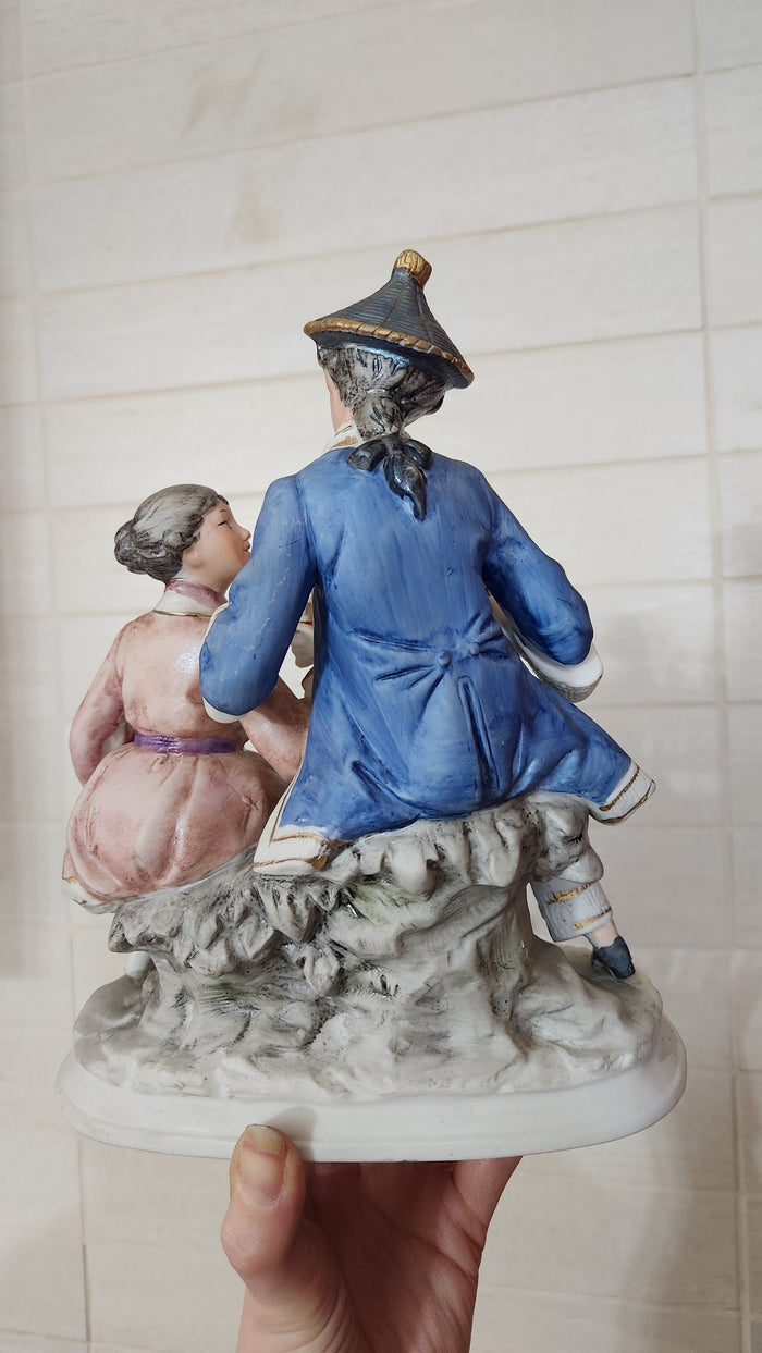 Chinoiserie Porcelain Figurine – Oriental Couple