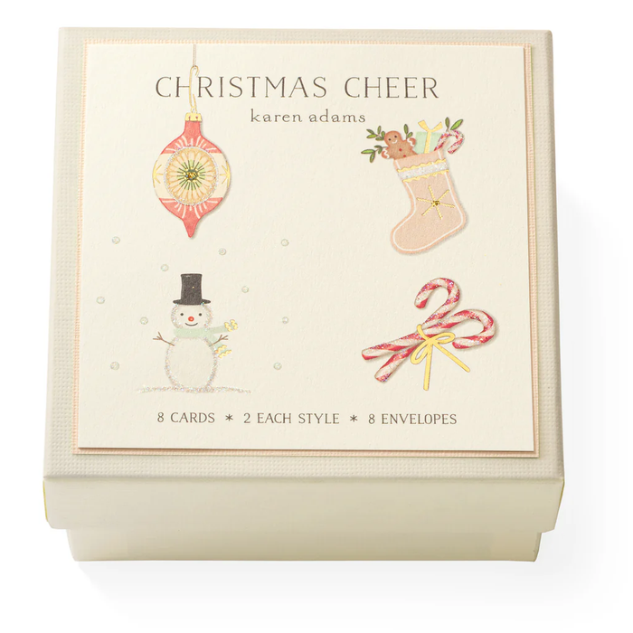 Christmas Cheer Enclosure Cards, Set of 8