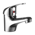 [BT9113] Classic Rounded Mono Basin Mixer Bathroom Sink Tap - Chrome - Cutout