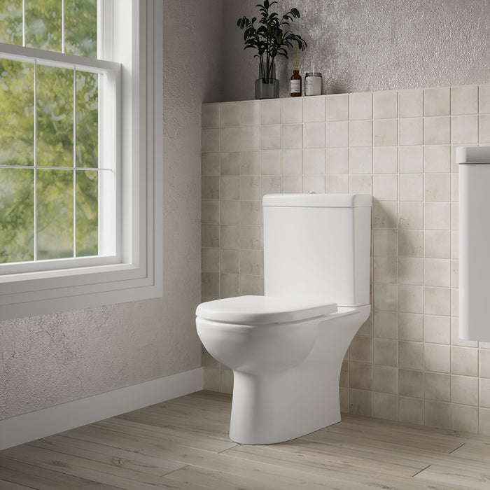 [BCRI002] Close Coupled Toilet Pan & Cistern  - 825mm x 395mm x 670mm - Lifestyle 3