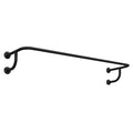 COAT RACK Black Wall-Mounted Shelf, Clothing Store Wall Side Hanging Wrought Iron Display Rack Hanger