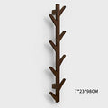 Coat Racks Modern DIY Entryway Wooden Clothing Rack Stand Hat Scarves Corner Hall Umbrella Tree for Bedroom Living Room Office Storage Rack,Coffee,8Hook