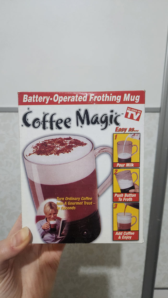 "Coffee Magic" frothing mug