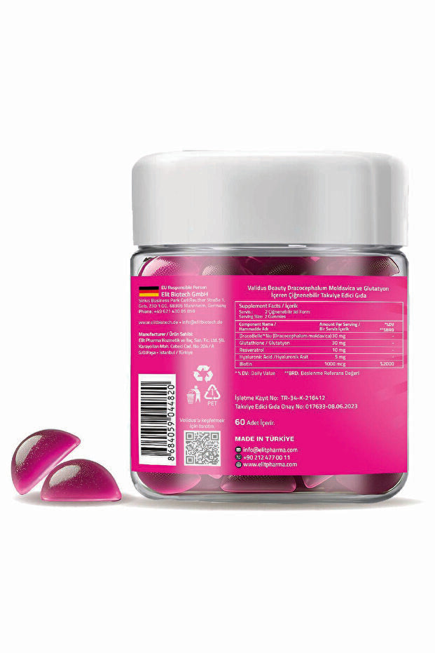 Collagen Boost Dracobelle Nu Beauty Gummies - 60 Count