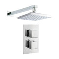 [BSTSS006] Concealed Thermostatic Shower Set – Square Design - Chrome - Cutout