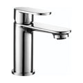[BT9140] Contemporary Bathroom Round Mono Basin Mixer Tap with Waste - Choice of Colour - Cutout