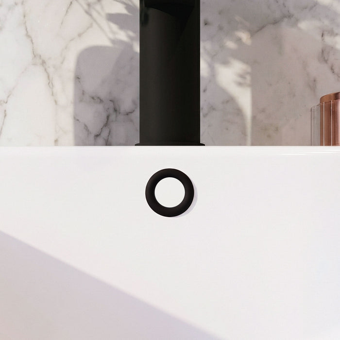 [BAOF02] Contemporary Ceramic Accessories Modern Round Basin Overflow Cover - Silo
